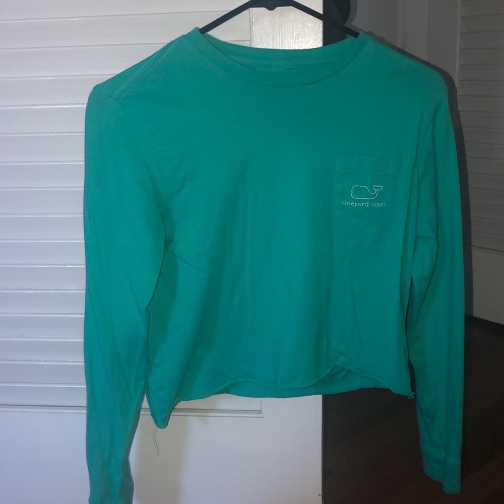 Vineyard Vines - Girls Cropped Long Sleeve